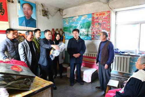 福彩入户送温暖